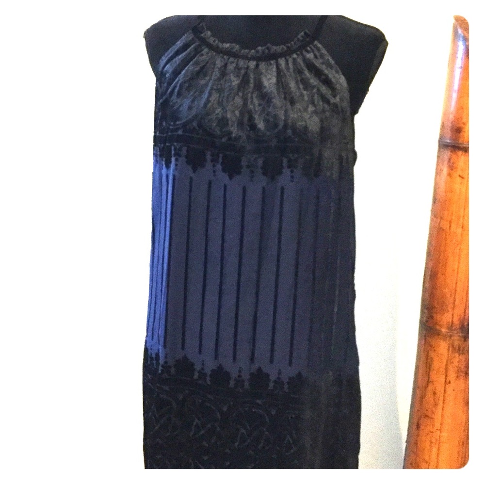 Velvet shift dress